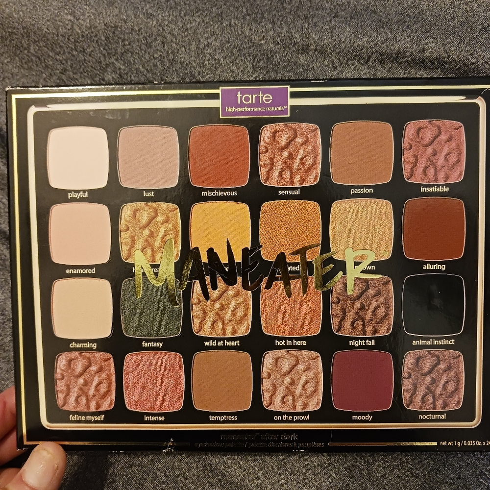 Tarte maneater eye shadow pallet